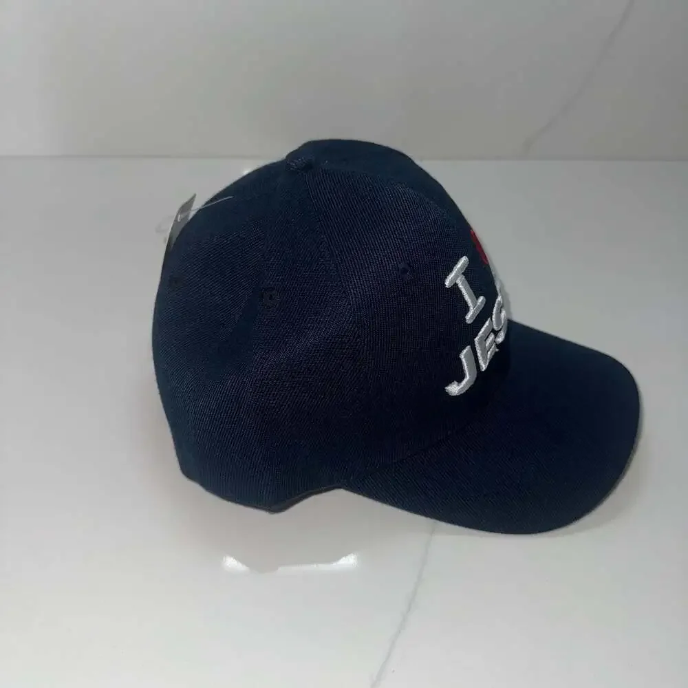 LjIsland I Love Jesus Embroidered Baseball Cap NWT